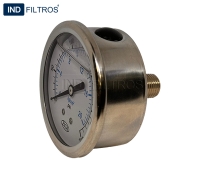 Manômetro 300 PSI / 20 Kgf. Rosca traseira.