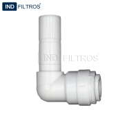 Cotovelo, haste 3/8" e mangueira 1/4".